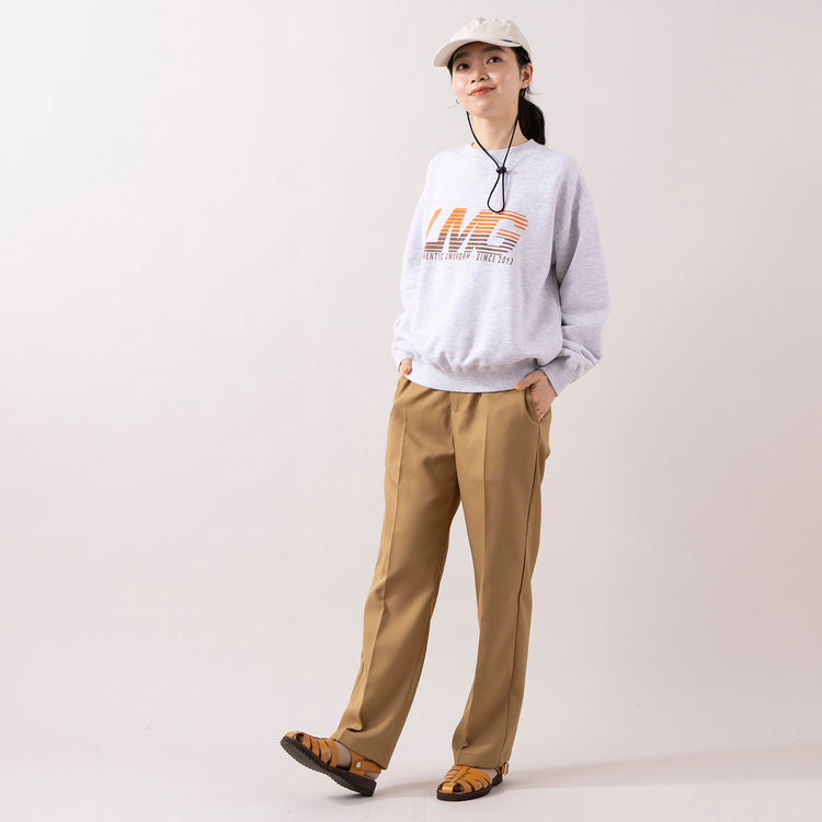 モデル身長165cm,MANUAL ALPHABETのTWILL SEMI- EASY TROUSERS for Lala Begin|GLENFIELDのシャークソールグルカサンダル|TESTIFYのCool Longbill Cap,https://market.e-begin.jp/products/mks_man0093u_lala|https://market.e-begin.jp/products/jal_gfd0391q_lala|https://market.e-begin.jp/products/ipb_tsf0200u_lala