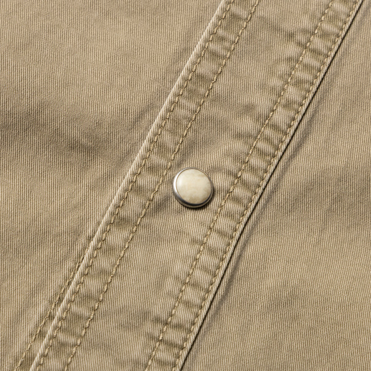 LE MELANGE | ルメランジュ　襟ワイヤーウエスタンシャツ