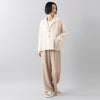 モデル身長 165cm,LE MELANGEの2WAYヘンリーネックTee|MANONのSLIT EASY PANTS|MALIBU SANDALSのCANYON PLATFORM|esperantoのBLACK SPINEL NECKLACE,https://market.e-begin.jp/products/inf_lem0333s_lala|https://market.e-begin.jp/products/mks_mnn0326s_lala|https://market.e-begin.jp/products/sed_mls0713q_lala|https://market.e-begin.jp/products/esp_esp0912k_lala