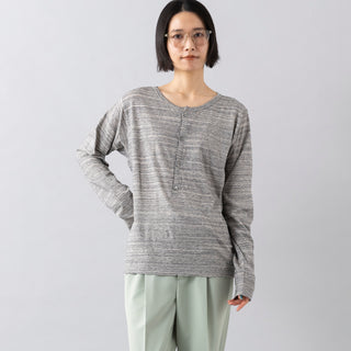 LE MELANGE | ルメランジュ　2WAYヘンリーネックTee