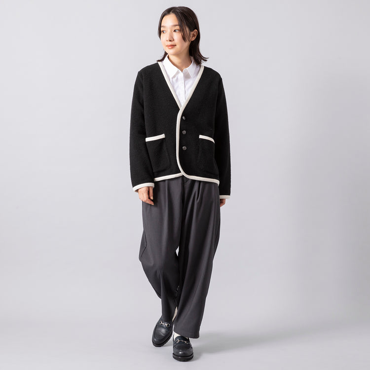 モデル身長163cm,lelillの4wayTCシャツ|HEAVENLYのTR Tuck Narrow Tapered PT|Jalan Sriwijayaのネイビービットローファー VIBRAMソール,https://market.e-begin.jp/products/ana_lel0759o_lala|https://market.e-begin.jp/products/dlt_hvr0687r_lala|https://market.e-begin.jp/products/gmt_srw1032p_lala