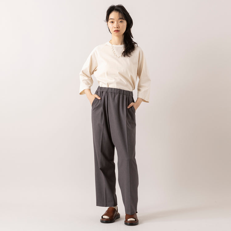 モデル身長165cm,LE MELANGEのオーバーサイズラグランT|LE MELANGEのアシメタックサルエルPT|DiuのMeleze|meri ja kuuのリブ先丸シルクコットンソックス|rapiécageのジグザグパールスライダーネックレス,https://market.e-begin.jp/products/inf_lem1051s_lala|https://market.e-begin.jp/products/inf_lem1054s_lala|https://market.e-begin.jp/products/cil_diu0799s_lala|https://market.e-begin.jp/products/hpn_mjk1012s_lala|https://market.e-begin.jp/products/rdx_rpc1014s_lala