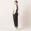 モデル身長165cm,LE MELANGEの14G綿混ニットベスト|ARMY TWILL SANFORIZEDのBackJersey LS Tee Powder|80/40 BY SKEVEの40inch SELVEDGE DENIM（BLACK）,https://market.e-begin.jp/products/inf_lem1052s_lala|https://market.e-begin.jp/products/mul_amt1062s_lala|https://market.e-begin.jp/products/sta_ske0982s_lala