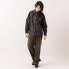 モデル身長165cm,CommencementのStand shirts|LE MELANGEのアシメタックサルエルPT,https://market.e-begin.jp/products/mio_cme0309j_lala|https://market.e-begin.jp/products/inf_lem1054s_lala