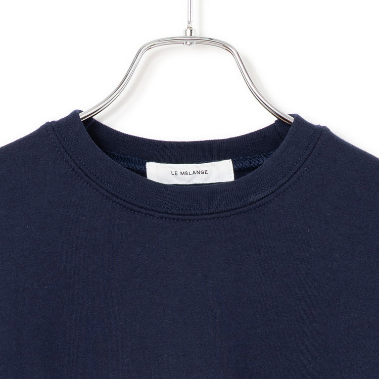 LE MELANGE | ルメランジュ　ヴィンテージ風裏起毛トレーナー