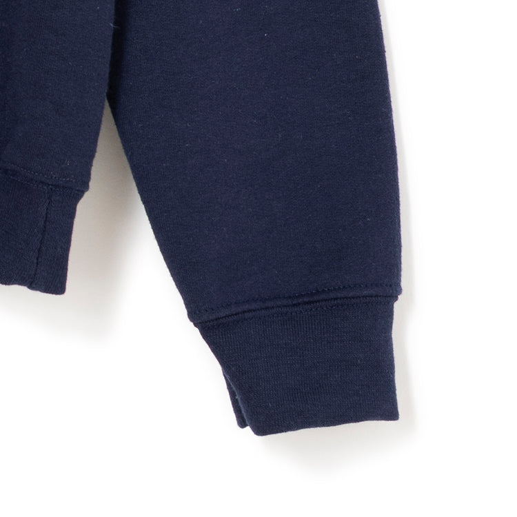 LE MELANGE | ルメランジュ　ヴィンテージ風裏起毛トレーナー