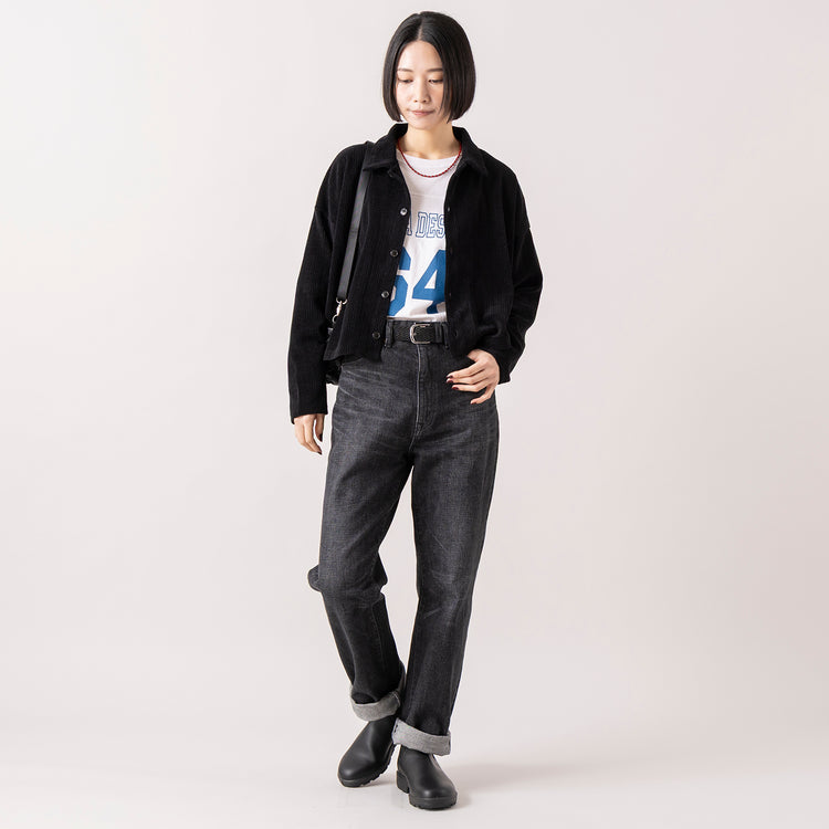 モデル身長165cm,LE MELANGEのベロアジャガード開襟シャツ|SIERRA DESIGNSのフットボールTEE|caquのmodern classic|ROOTOTEのFE.ベビールー.モ ダーンーA|BlundstoneのORIGINALAS VEGAN|rapiécageのビーズ＆コードスライドネックレス,https://market.e-begin.jp/products/inf_lem1275s_lala|https://market.e-begin.jp/products/arg_sie1183s_lala|https://market.e-begin.jp/products/tan_caq1278s_lala|https://market.e-begin.jp/products/sup_roo1256s_lala|https://market.e-begin.jp/products/sed_bld0572l_lala|https://market.e-begin.jp/products/rdx_rpc1311s_lala