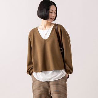 LE MELANGE | ルメランジュ　UネックポンチPO