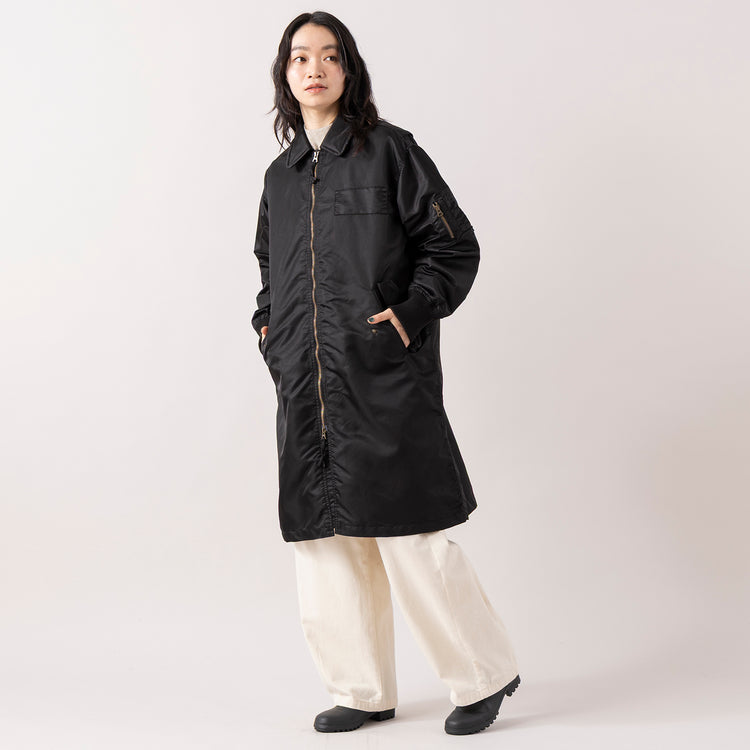 モデル身長165cm,RNA-NのミックスカラーVプルオーバー|RNA-Nのコットンウールクラシックバレルパンツ|YARMO THE UNIFORMのRAIN BOOT,https://market.e-begin.jp/products/tky_rnn1430s_lala|https://market.e-begin.jp/products/tky_rnn1433s_lala|https://market.e-begin.jp/products/gra_ytu1443s_lala