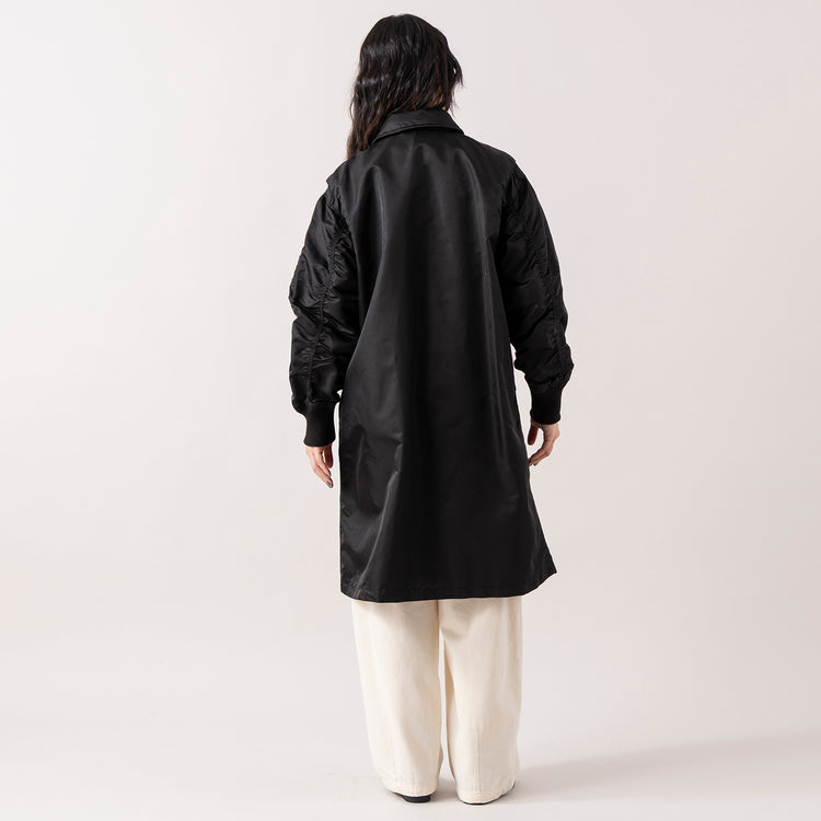 モデル身長165cm,RNA-NのミックスカラーVプルオーバー|RNA-Nのコットンウールクラシックバレルパンツ|YARMO THE UNIFORMのRAIN BOOT,https://market.e-begin.jp/products/tky_rnn1430s_lala|https://market.e-begin.jp/products/tky_rnn1433s_lala|https://market.e-begin.jp/products/gra_ytu1443s_lala