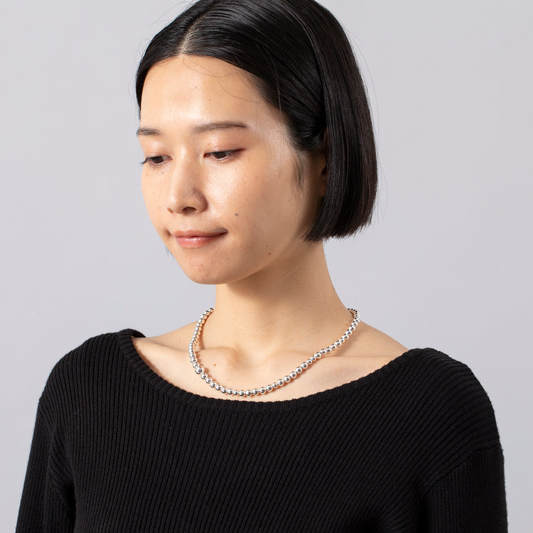 in mood | インムード　BALL CLIP CHAIN -NECKLACE