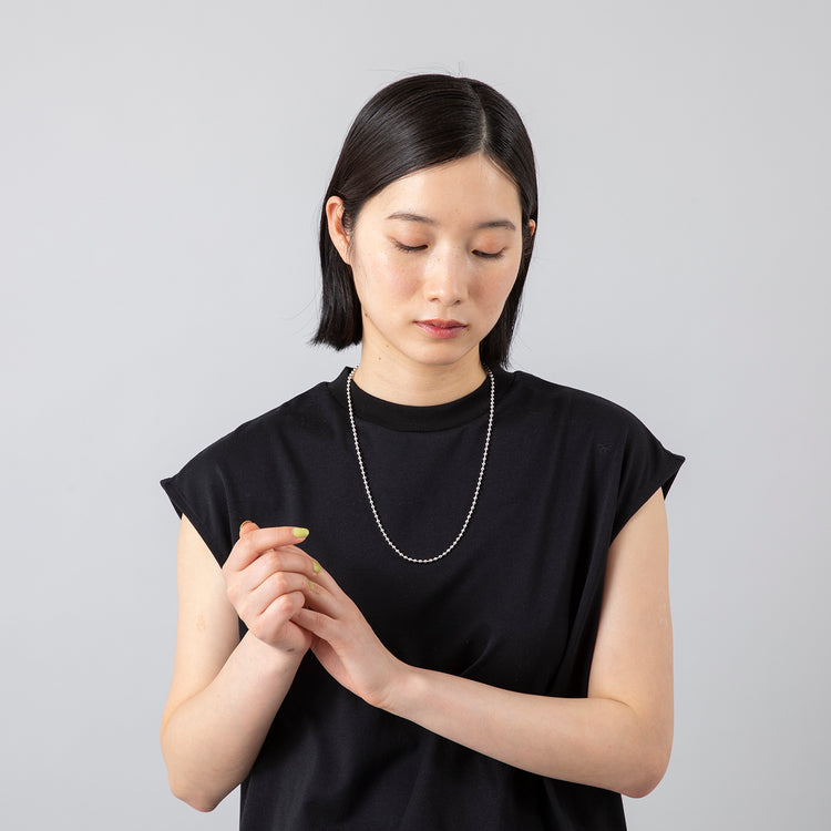 in mood | インムード　MULTI BALL CHAIN -NECKLACE