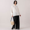 ,HEAVENLYのCotton Linen Frillneck Blouse|VENT BLANC+の12ozデニム ワイドパンツ|SMLのSTOMACH SHOULDERBAG S,https://market.e-begin.jp/products/dlt_hvr1184s_lala|https://market.e-begin.jp/products/stl_ven1056s_lala|https://market.e-begin.jp/products/ino_sml1293s_lala
