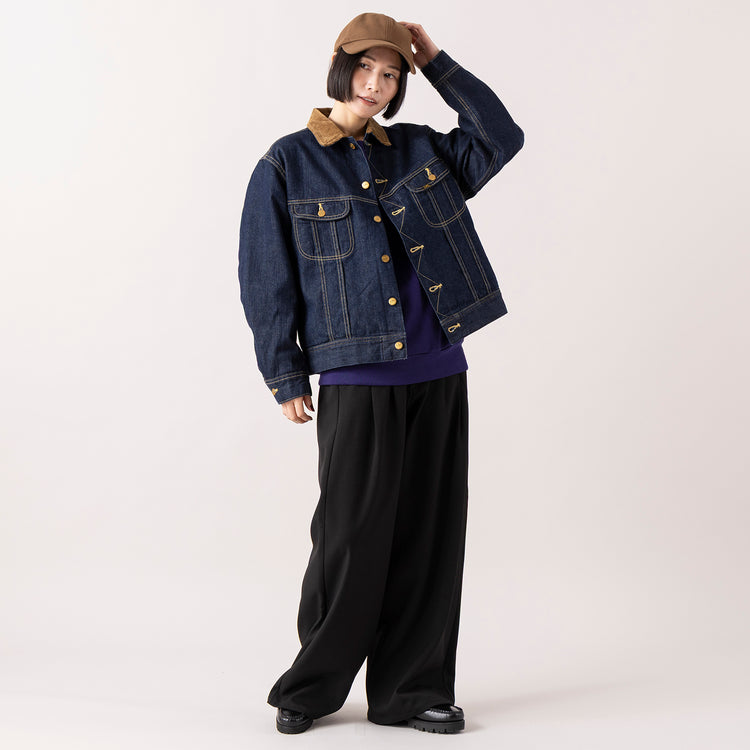 ,LeeのSTORM RIDER 101LJゆったりフィット|Healthknitのクラシックスウェット クルーネック長袖|UNIVERSAL OVERALLの2TUCK WIDE STRAIGHT PANTS|TESTIFYのGraphen Cap,https://market.e-begin.jp/products/edw_lee1221s_lala|https://market.e-begin.jp/products/she_hea0691n_lala|https://market.e-begin.jp/products/dre_uni1061s_lala|https://market.e-begin.jp/products/ipb_tsf1304s_lala