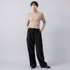 着用サイズM (モデル身長163cm),me.のmerino washable woolタートルネック|GLENFIELDのシャークソールビジネスサンダル,https://market.e-begin.jp/products/hpn_med0480p_lala|https://market.e-begin.jp/products/jal_gfd0392q_lala