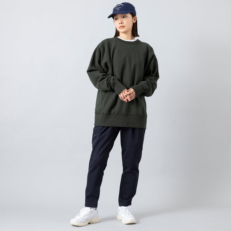 着用サイズM (モデル身長163cm),BARNS OUTFITTERSの90's CREW SWEAT SLD|VELVA SHEENの14/-(US,PIGMENT) L/S FREEDOM TEE|PROGRESS RUNNING CLUBのSGキャップ,https://market.e-begin.jp/products/tka_bof0668p_lala|https://market.e-begin.jp/products/top_vel0364p_lala|https://market.e-begin.jp/products/gra_pgr0406p_lala