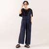 モデル身長 163cm,HEAVENLYのLinen Knit Crew Cardigan|RNA-Nのクリーミーリネンコンビネゾン,https://market.e-begin.jp/products/dlt_hvr0301u_lala|https://market.e-begin.jp/products/tky_rnn0302u_lala