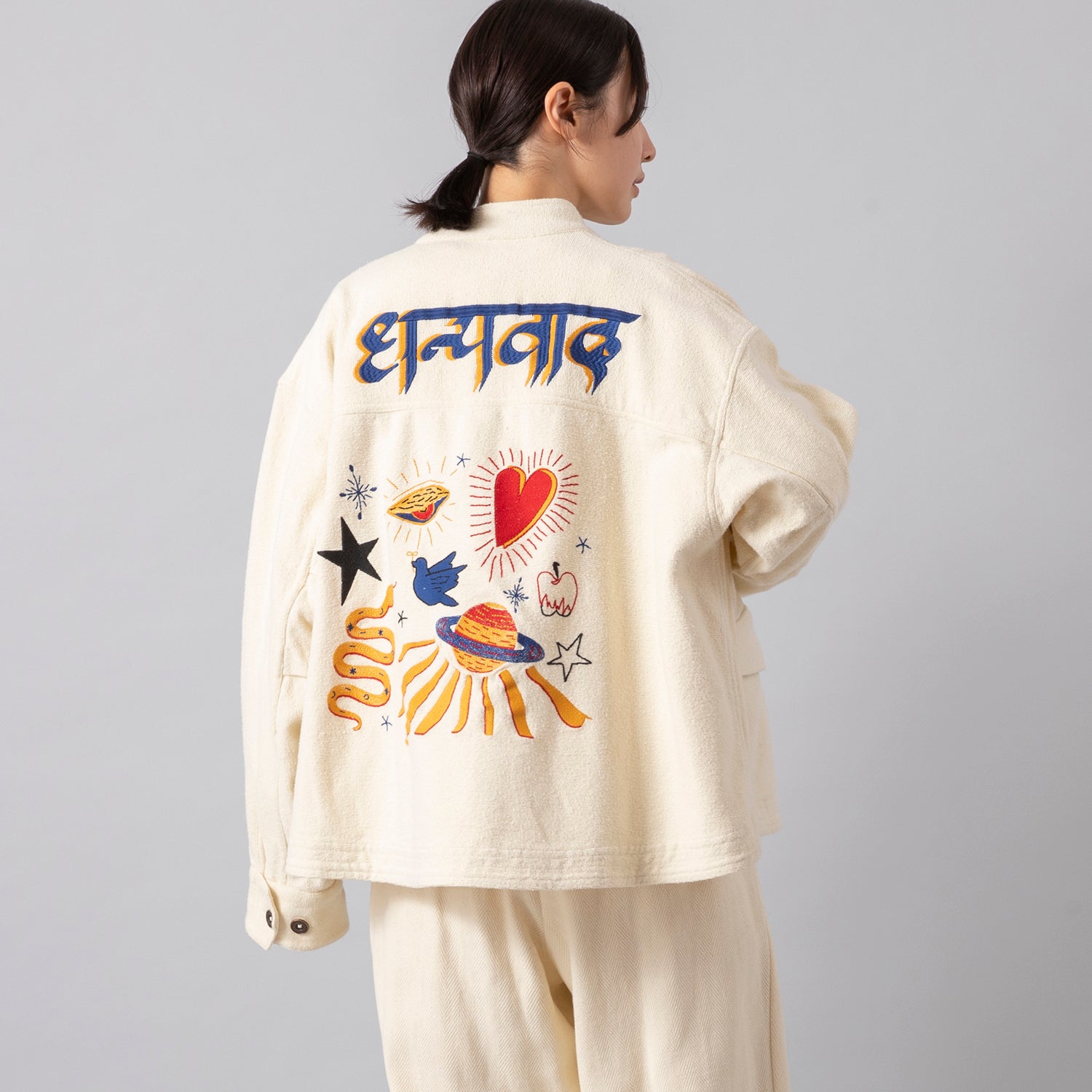 Unlogical PoemNathalie Lete刺繍ジャケット LEIN | リーン 刺繍ジャケット
