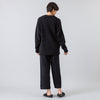 モデル身長163cm,nestwellのROBIN Comfort Semi Wide Fit Pants|HEPサンダル,https://market.e-begin.jp/products/leo_nes0034p_lala|https://market.e-begin.jp/products/hep_hep0762o_lala