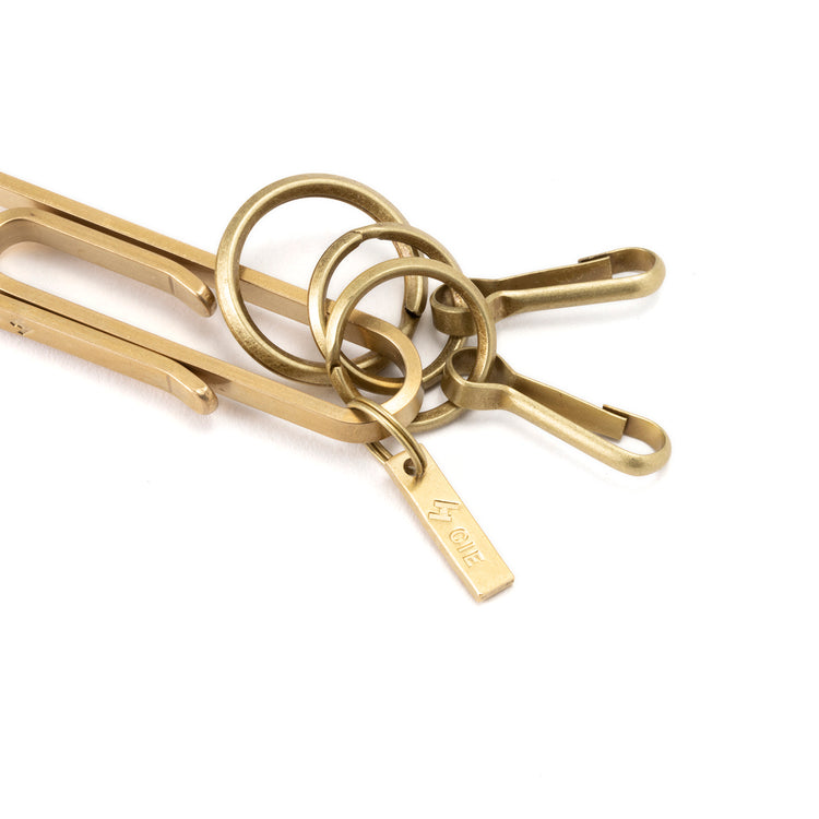 CIE | シー　BRASS KEYFOB- CLIP TYPE -