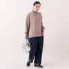 モデル身長163cm,HEAVENLYのAcrylic Wool Knit Turtleneck Pullover|HEAVENLYの10oz Denim Curved Pants|CIEのTENDER MINI SHOULDER|facciamoのMeringa（メリンガ）,https://market.e-begin.jp/products/dlt_hvr1188s_lala|https://market.e-begin.jp/products/dlt_hvr0996s_lala|https://market.e-begin.jp/products/lia_cie1212s_lala|https://market.e-begin.jp/products/are_fac0636k_lala