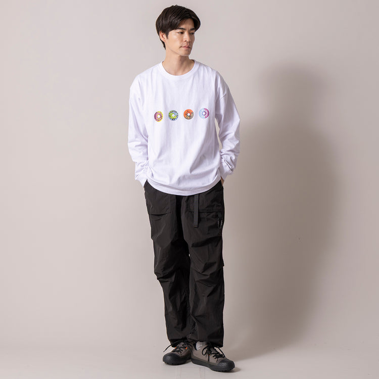 モデル身長180cm (Lサイズ着用)