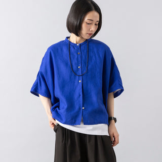 Heavenly | ヘブンリー　Linen Standcollar Dolman Shirt