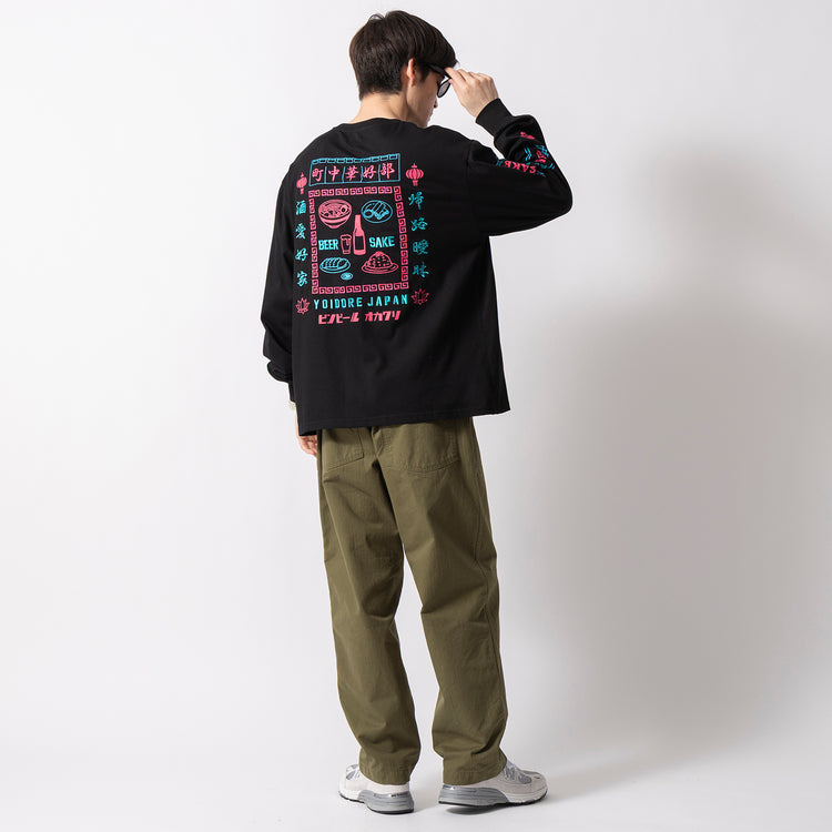 YOIDORE | ヨイドレ　Begin別注 町中華で瓶ビールでネオンなロンTEE