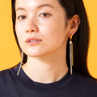 NEI/NOR | ネイナー ロングチェーンパールピアス