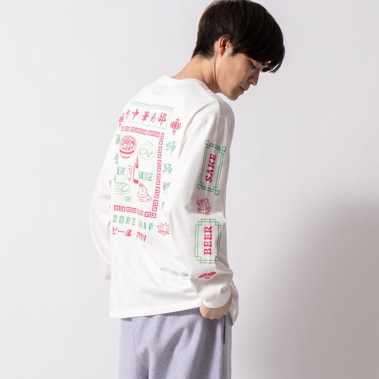 YOIDORE | ヨイドレ　Begin別注 町中華で瓶ビールでネオンなロンTEE