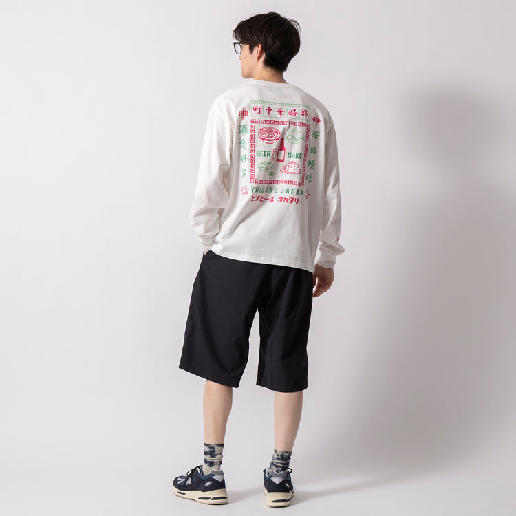 YOIDORE | ヨイドレ　Begin別注 町中華で瓶ビールでネオンなロンTEE