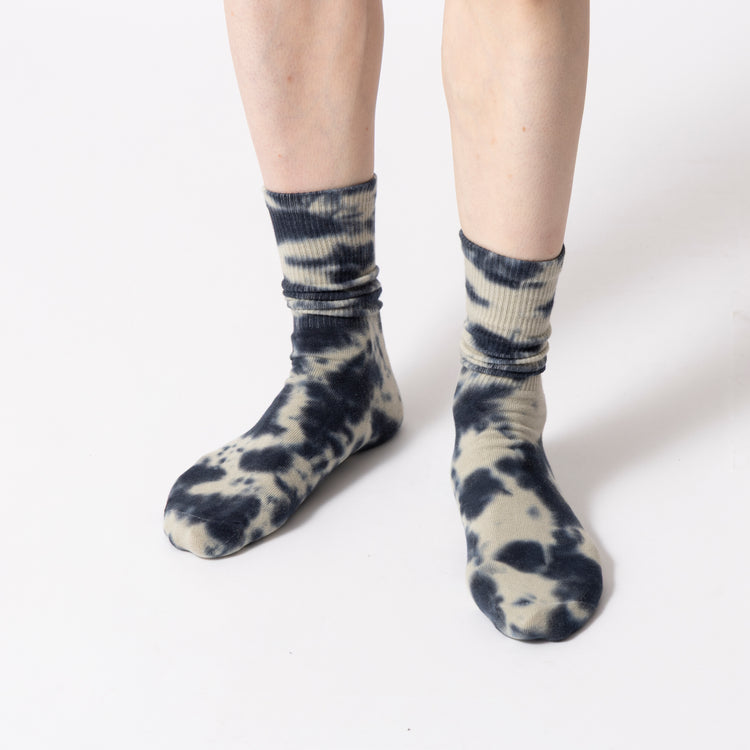 SPACE SOUVENIR | スペーススーベニア　Earth/Moon Tie-dye Socks