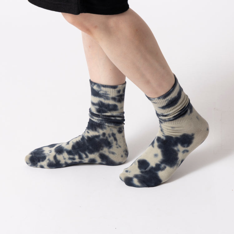 SPACE SOUVENIR | スペーススーベニア　Earth/Moon Tie-dye Socks