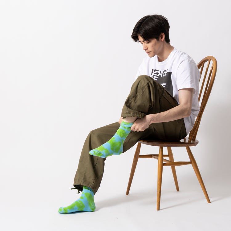 SPACE SOUVENIR | スペーススーベニア　Earth/Moon Tie-dye Socks