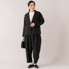モデル身長163cm,uncinqのMelange Ox Tuck Cropped Pants|uncinqのCotton 100/2Broad Standneck Pullover|TIDEWAYの別注 2WAY MOSSボストン,https://market.e-begin.jp/products/dlt_unc1535s_lala|https://market.e-begin.jp/products/dlt_unc1007l_lala|https://market.e-begin.jp/products/snk_tid0304j_lala