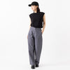 モデル身長163cm(着用サイズS),HEAVENLYのCotton CS Nosleeve Pullover|GUNG HOのシャンブレーベイカーパンツ|SPACE SOUVENIRのBIRTH OF SPACE CAP,https://market.e-begin.jp/products/dlt_hvr0485u_lala|https://market.e-begin.jp/products/sog_guh1267q_lala|https://market.e-begin.jp/products/rid_ssv0478u_lala