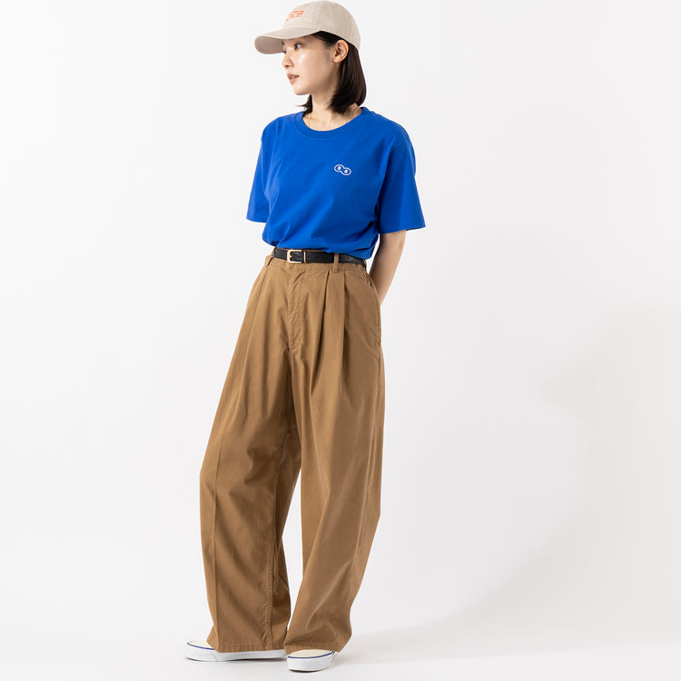 着用サイズ25(モデル身長163cm),SPACE SOUVENIRのLIFE Tee|Le minorのM52 CHINO|SPACE SOUVENIRのBIRTH OF SPACE CAP,https://market.e-begin.jp/products/rid_ssv0472u_lala|https://market.e-begin.jp/products/gsr_lmn0024u_lala|https://market.e-begin.jp/products/rid_ssv0478u_lala