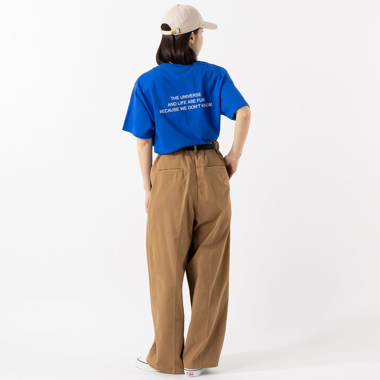 着用サイズ25(モデル身長163cm),SPACE SOUVENIRのLIFE Tee|Le minorのM52 CHINO|SPACE SOUVENIRのBIRTH OF SPACE CAP,https://market.e-begin.jp/products/rid_ssv0472u_lala|https://market.e-begin.jp/products/gsr_lmn0024u_lala|https://market.e-begin.jp/products/rid_ssv0478u_lala