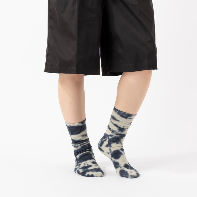SPACE SOUVENIR | スペーススーベニア　Earth/Moon Tie-dye Socks