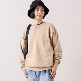 Healthknit | ヘルスニット　クラシックスウェット ヘンリーネック長袖
