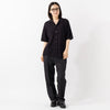 モデル身長163cm,Yonetomiの別注 大人のコットン透かしニットシャツ,https://market.e-begin.jp/products/yts_ynt0431u_lala