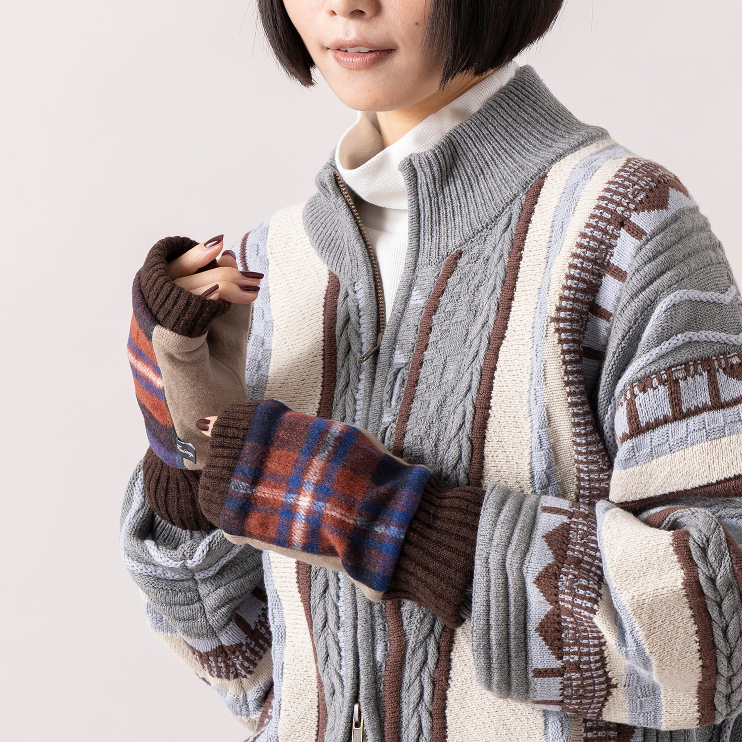 Finissage | フィニサージュ ファブリックハンドウォーマー