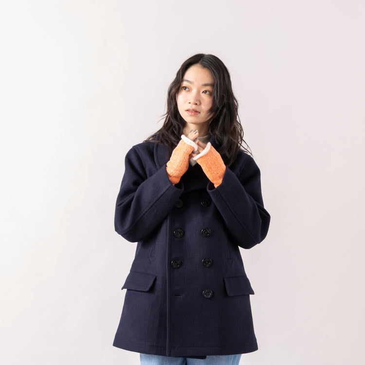 meri ja kuu | メリヤクー　ORIGAMIパイルハンドウォーマー