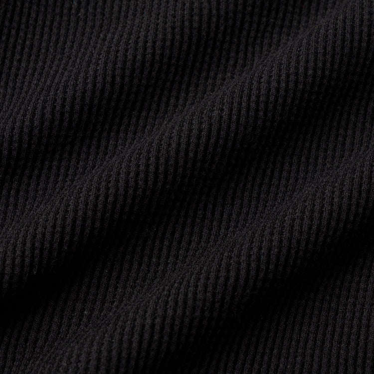 Healthknit | ヘルスニット　ベーシックワッフル リブヘムクルーネック 半袖