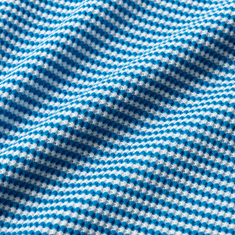 Healthknit | ヘルスニット　ベーシックワッフル リブヘムクルーネック 半袖