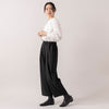 モデル身長165cm,uncinqのTropical Stretch Tuck Easy Pants|facciamoのMeringa（メリンガ）,https://market.e-begin.jp/products/dlt_unc1537s_lala|https://market.e-begin.jp/products/are_fac0636k_lala