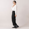 モデル身長165cm,uncinqのTropical Stretch Tuck Easy Pants|facciamoのMeringa（メリンガ）,https://market.e-begin.jp/products/dlt_unc1537s_lala|https://market.e-begin.jp/products/are_fac0636k_lala