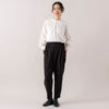 モデル身長165cm,uncinqのCrepe Fabric Narrow Pants|facciamoのMeringa（メリンガ）,https://market.e-begin.jp/products/dlt_unc1539s_lala|https://market.e-begin.jp/products/are_fac0636k_lala