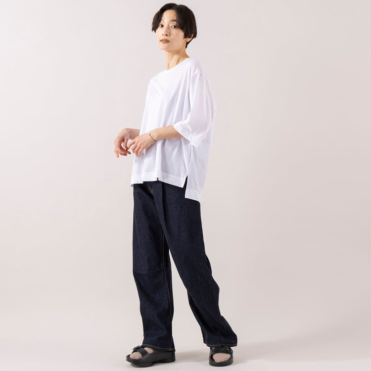 モデル身長 163cm,NEEDBY heritageのHARPER|rapiécageのフラワープレートコードブレス,https://market.e-begin.jp/products/gsr_ndh0025u_lala|https://market.e-begin.jp/products/rdx_rpc0311u_lala