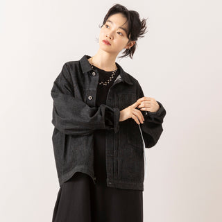 80/40 BY SKEVE | エイティーフォーティーバイスキーブ　40inch SELVEDGE DENIM JK（BLACK）
